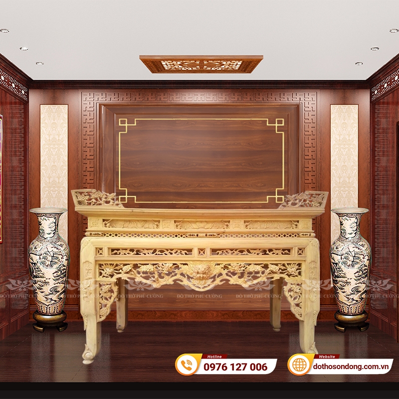 Bàn thờ gỗ mít
