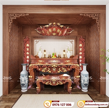 thiet ke noi that phong tho tu gia ms06 1