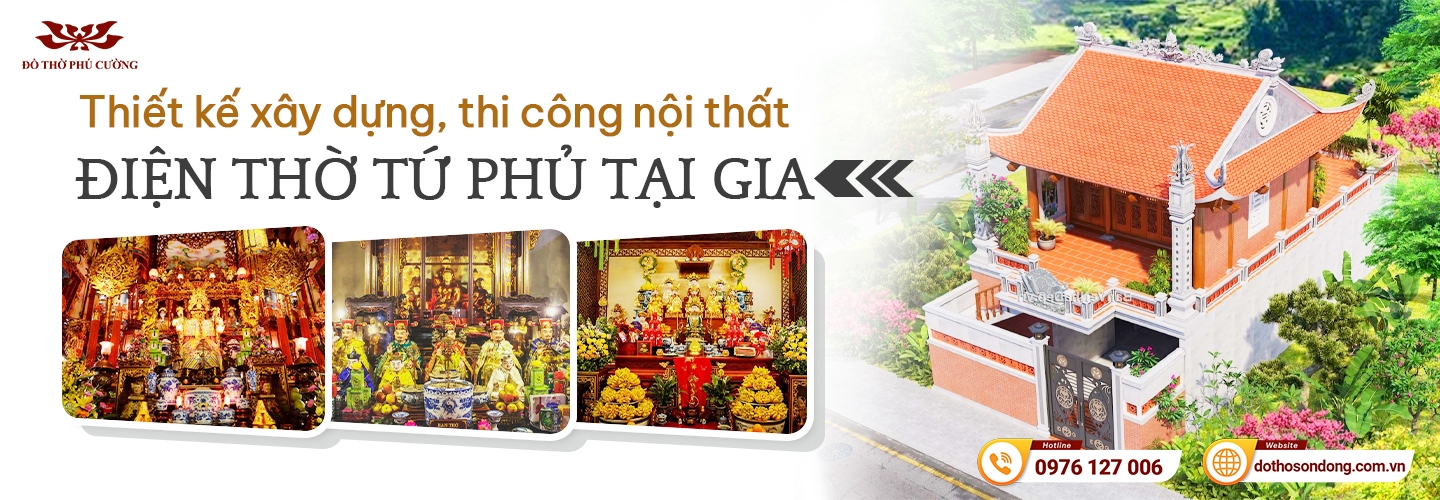 Banner Điện thờ phủ tại gia