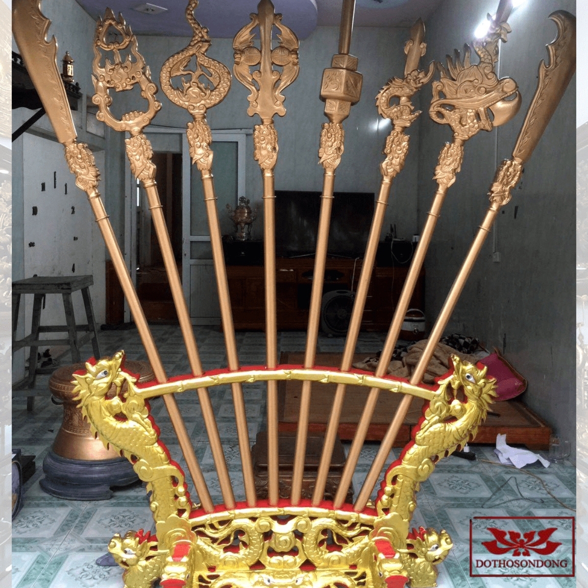 Bộ bát bửu chấp kích với thiết kế tinh tế