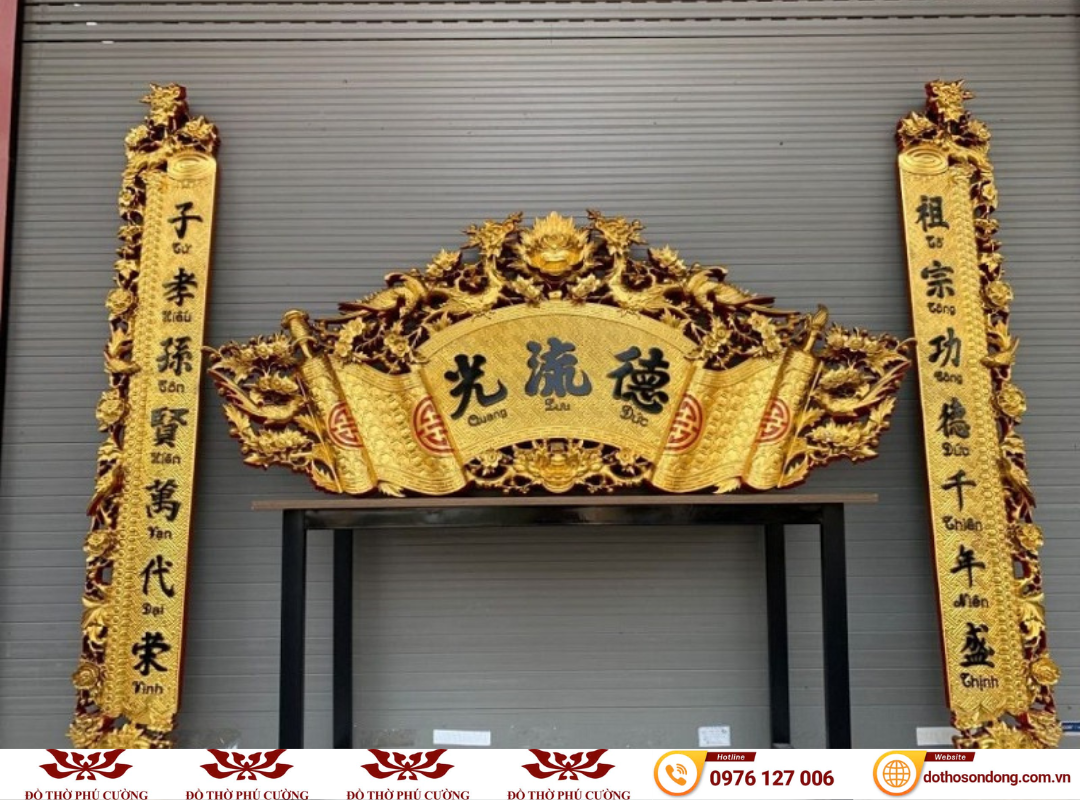 Đồ thờ dát tại Phú Cường
