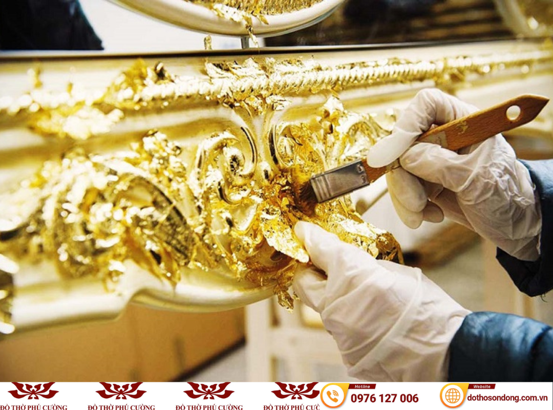 Dát vàng nội thất theo yêu cầu