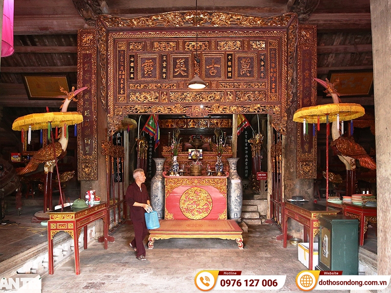 bộ hoành phi câu đối ở đình