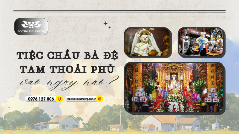 Tiệc chầu Bà Đệ Tam thoải phủ vào ngày nào