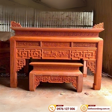 an gian tho go huong do cham hoa sen 02
