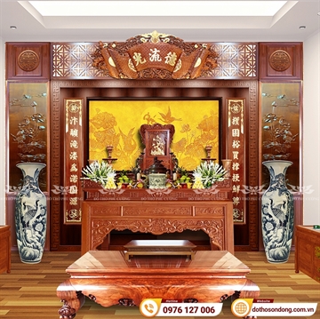 thiet ke noi that phong tho gia tien 1 gian mai bang ms14 3