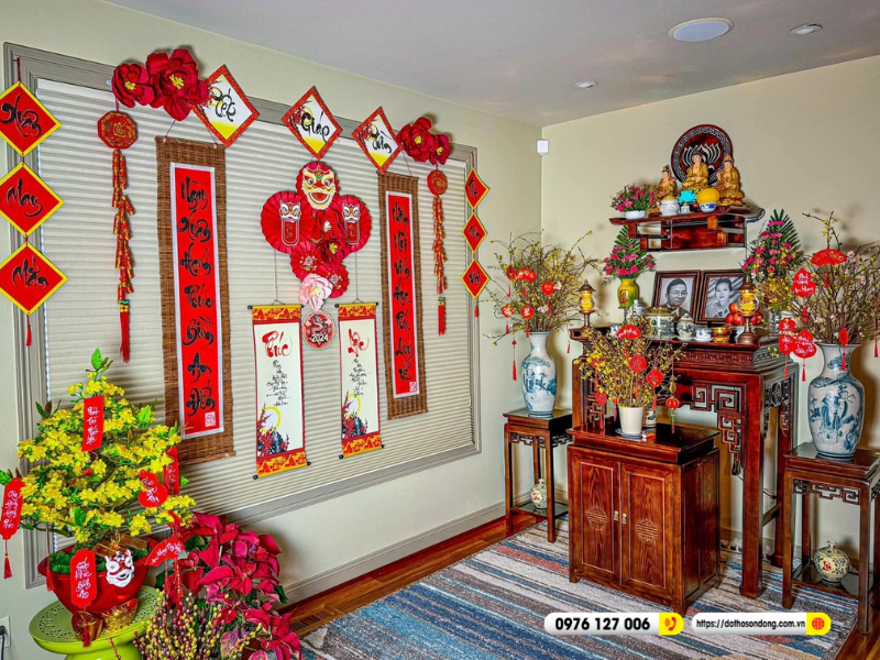 huong dan trang tri ban tho dep ngay tet chuan phong thuy 1 huong dan trang tri ban tho dep ngay tet chuan phong thuy 1