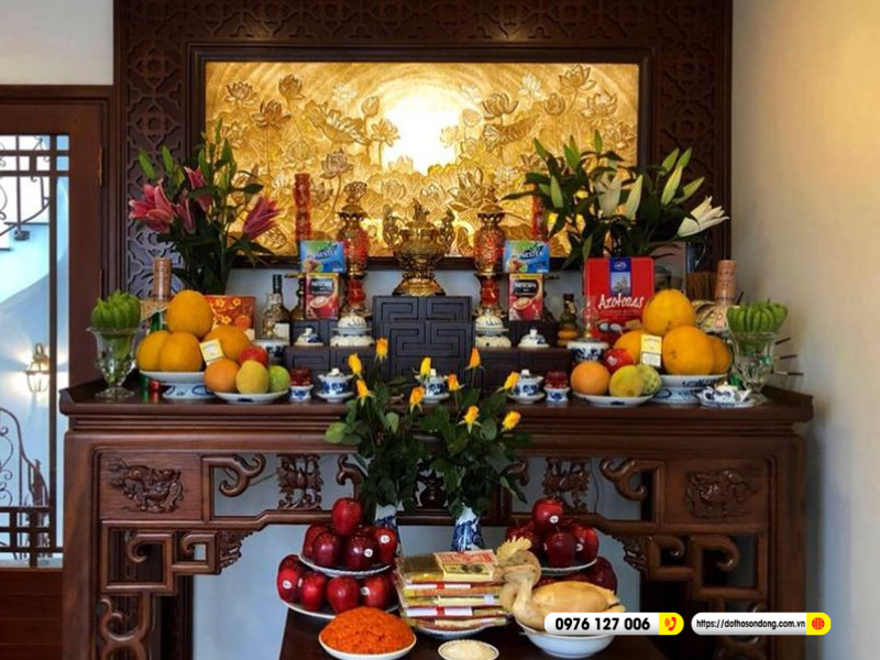 huong dan trang tri ban tho dep ngay tet chuan phong thuy 2 huong dan trang tri ban tho dep ngay tet chuan phong thuy 2