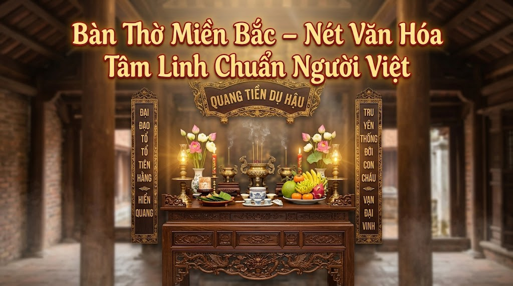 Bàn Thờ Miền Bắc Nét Văn Hóa Tâm Linh Chuẩn Người Việt